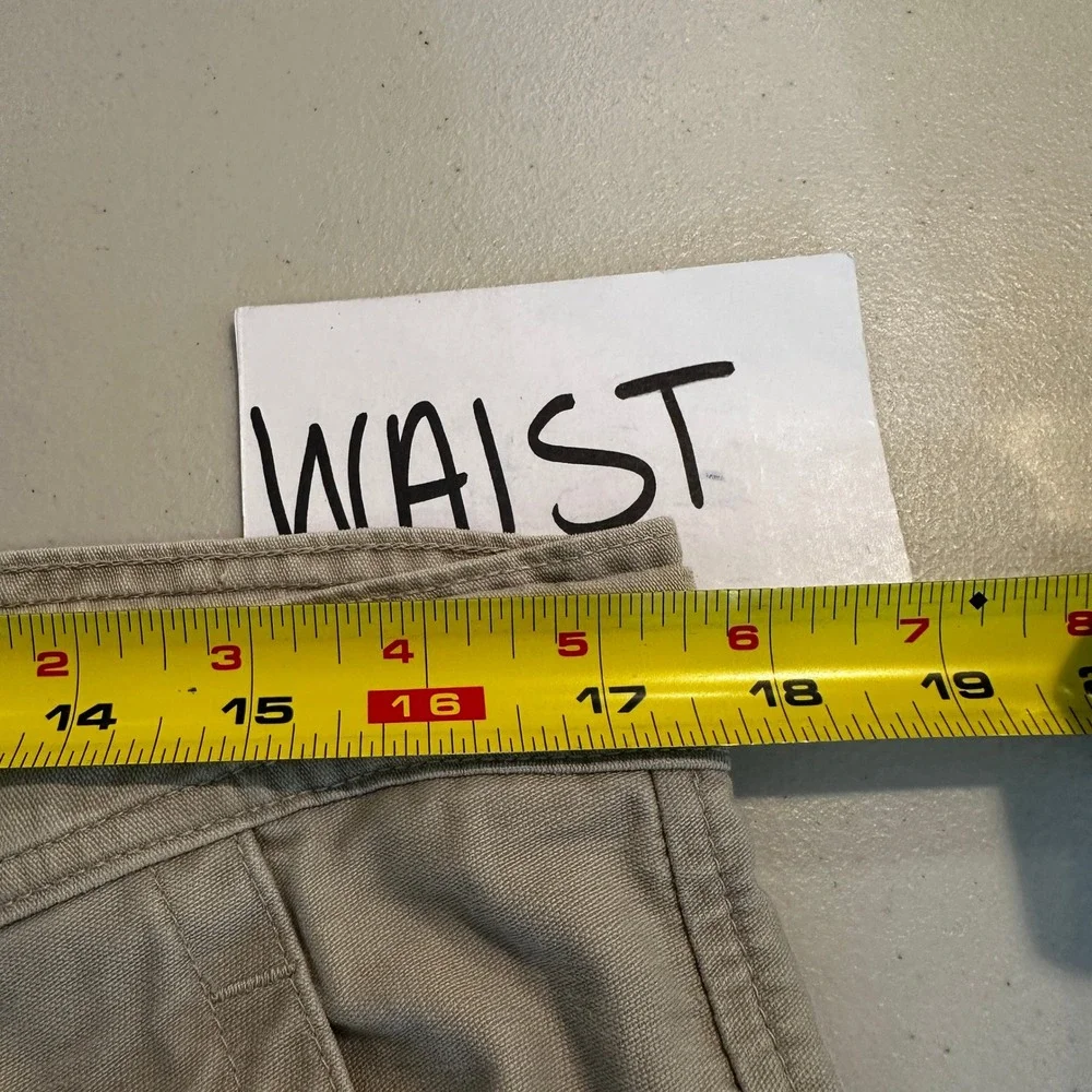 J. Crew Cotton Casual Drawstring Waist Pants‎ Khaki Size M32